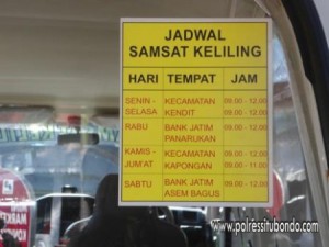 Jadwal SIM Keliling Situbondo 2024