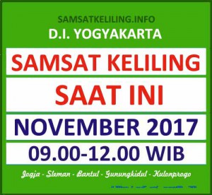Jadwal SAMSAT Keliling DIY April 2025