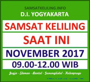 Jadwal SAMSAT Keliling DIY Maret 2024