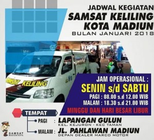 Jadwal SIM Keliling Madiun Mei 2024