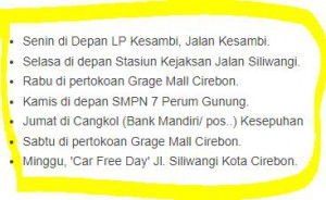 Jadwal SAMSAT Keliling Cirebon Mei 2025