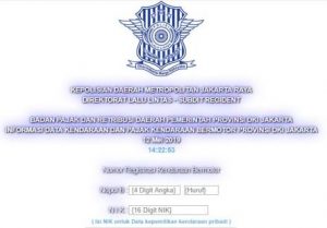 Cara Cek Plat Nomor Kendaraan Online