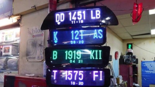 Plat Nomor Cantik Biaya dan Cara Membuatnya