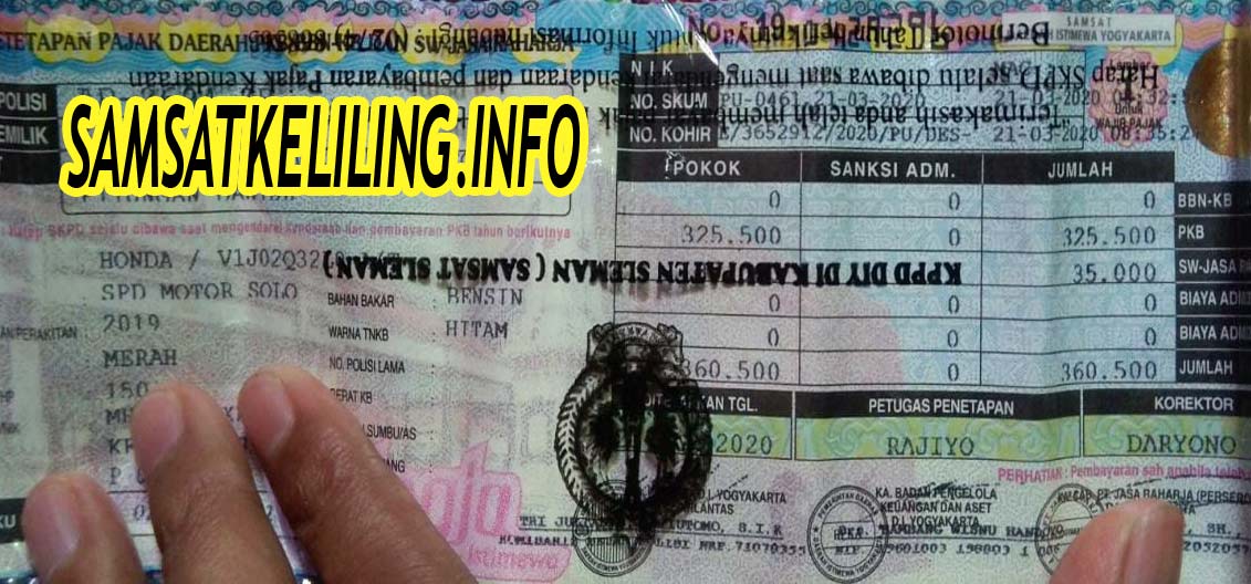 Pajak Honda Vario Tahun 2025