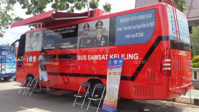 Bus Samsat Keliling Batam Mei 2024