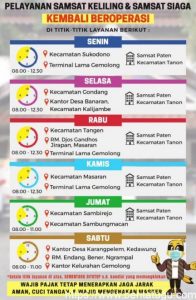 Jadwal Samsat Keliling Kabupaten Sragen