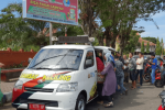 Mobil samsat keliling mojokerto di alun-alun