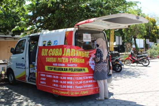Uji Coba Jaringan untuk pembayaran pajak SAMSAT Paten Parakan Temanggung