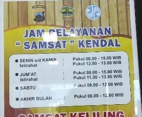 Samsat Keliling Boja Kendal