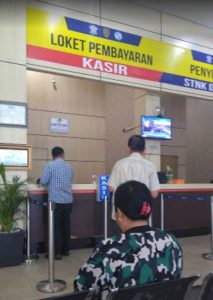 Loket Pembayaran Kasir SAMSAT Palangkaraya