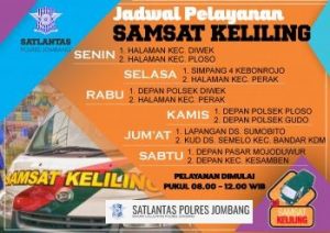 Pelayanan SAMSAT Keliling Jombang