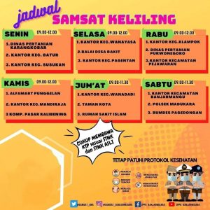 Jadwal Terbaru SAMSAT Keliling Banjar Negara