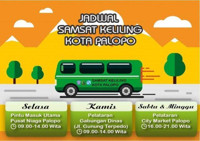 Jadwal SAMSAT Keliling Palopo Sulawesi