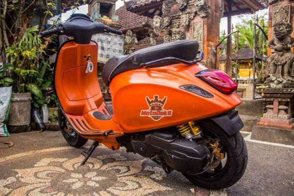 Sepeda Motor Merk Vespa Modifikasi