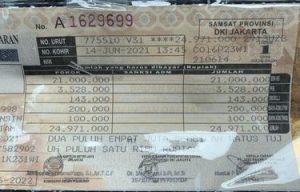 Data STNK untuk Pajak Daihatsu Rocky 2025