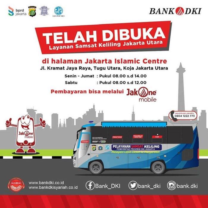 Telah dibuka Layanan SAMSAT Keliling di jakarta Utara