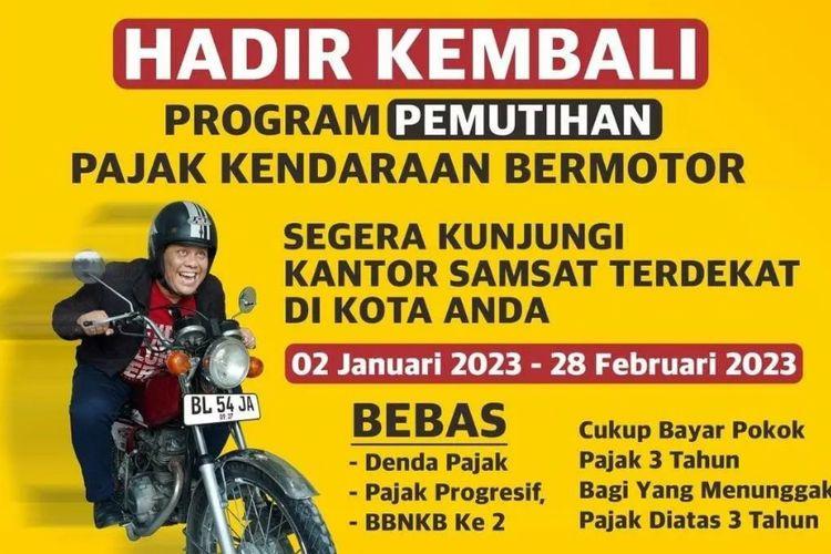 Jadwal pemutihan pajak kendaraan 2024 terbaru