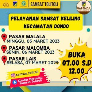 SAMSAT Keliling Tolitoli Terbaru