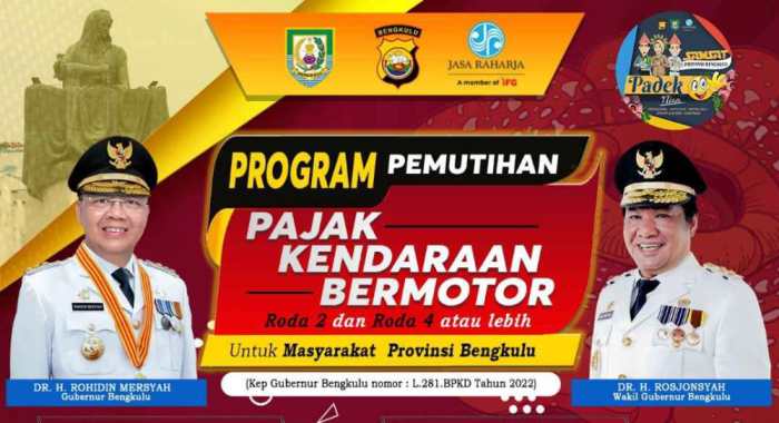 pajak kendaraan pemutihan timur bermotor pembebasan denda aktual