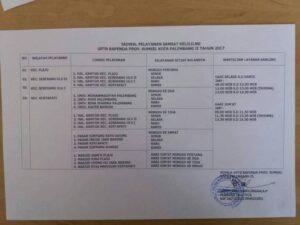 Jadwal SAMSAT Keliling Kota Palembang April 2024