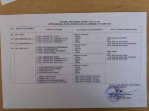 Jadwal SAMSAT Keliling Kota Palembang 2024