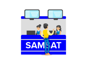 Datang ke Samsat atau Gedung Direktorat Lalu Lintas Polda Metro Jaya