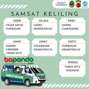 Jadwal SAMSAT Keliling Sruweng