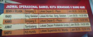 Jadwal SAMSAT Keliling Semarang Utara