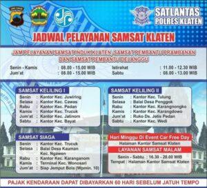 Keliling padang jadwal samsat