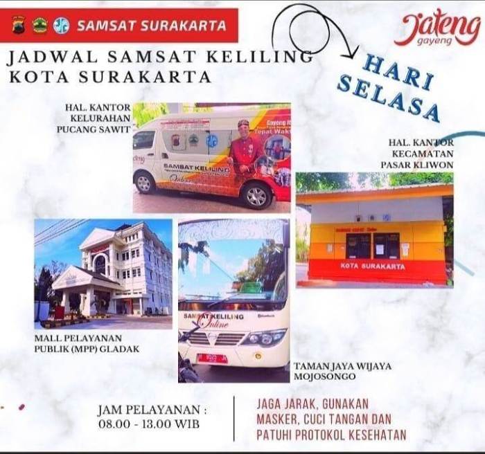 Jadwal SAMSAT Keliling Selo