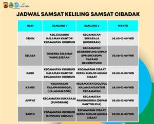 Jadwal SAMSAT Keliling Tajinan