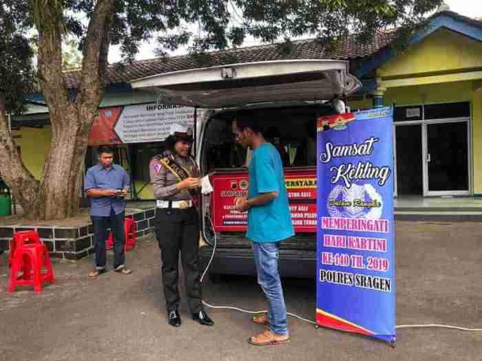 Jadwal SAMSAT Keliling Sragen