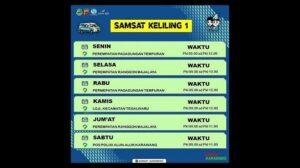 Keliling samsat karawang jadwal layanan Juli hari lokasi p3d